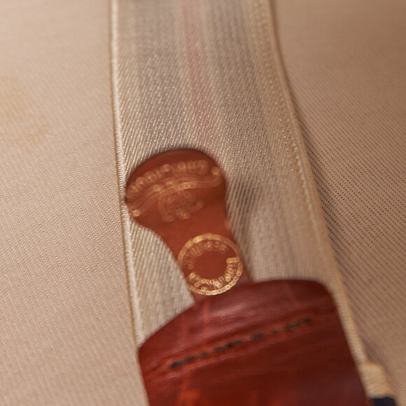1960s Canterbury Preppy Red White and Blue Stretchy Belt